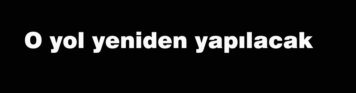 Yol, refüj ve kavşak yapımı için geri sayım!