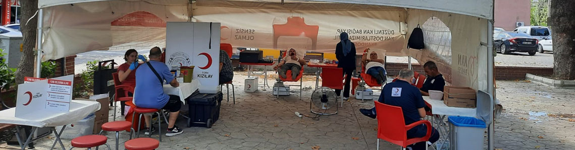 Gün boyu kan toplandı