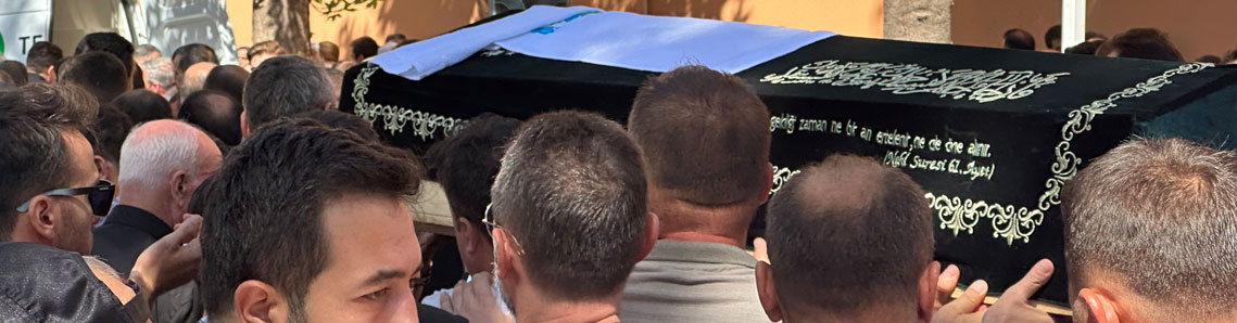 Vefat eden genç için son görev