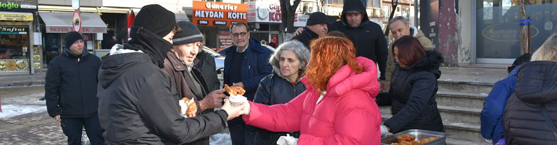 Belediyeden kandilde lokma hayrı