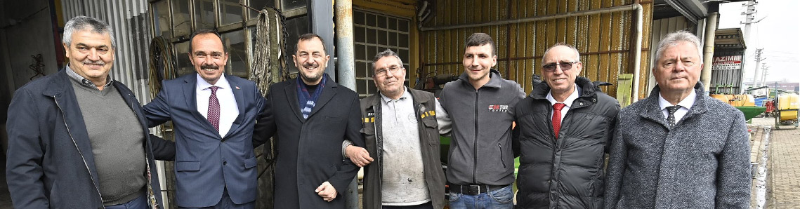 Sanayi esnafıyla buluştu! Yoğun ilgi gördü