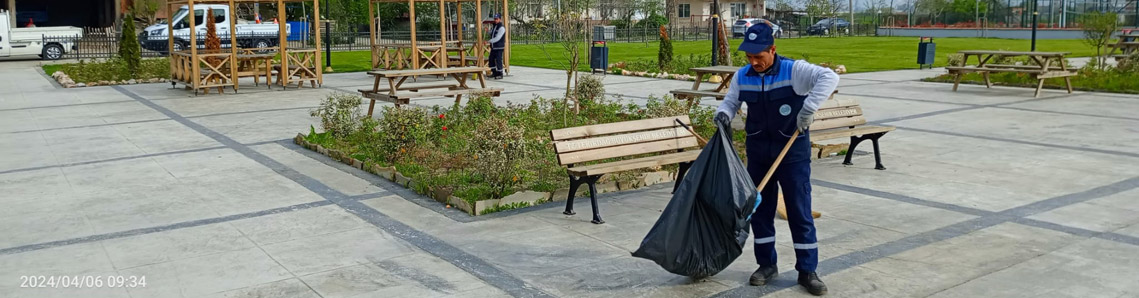 Park ve bahçelerde mevsimsel temizlik
