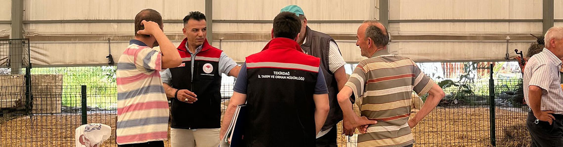 Kurban satış yerine denetleme