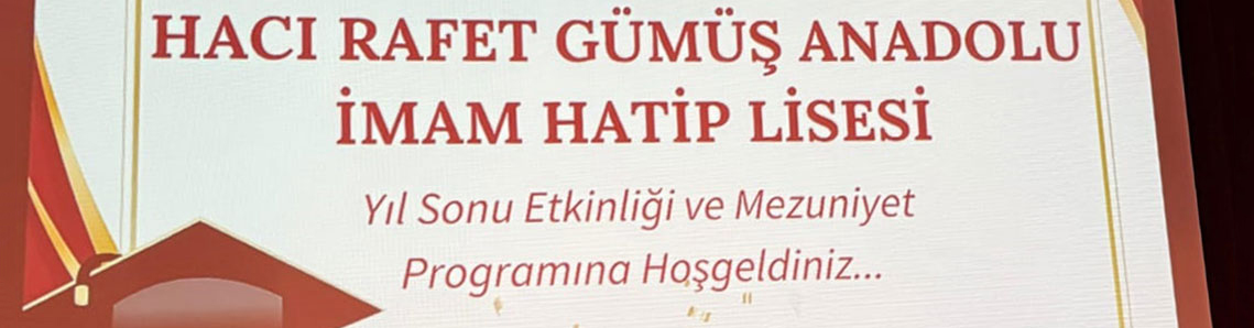 Hacı Rafet Gümüş öğrencilerinden muhteşem veda