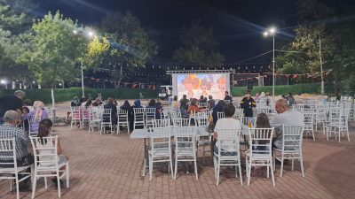 Muratlı Belediyesi tarafından düzenlenen Açık Hava Sinema Geceleri kapsamında “Aya