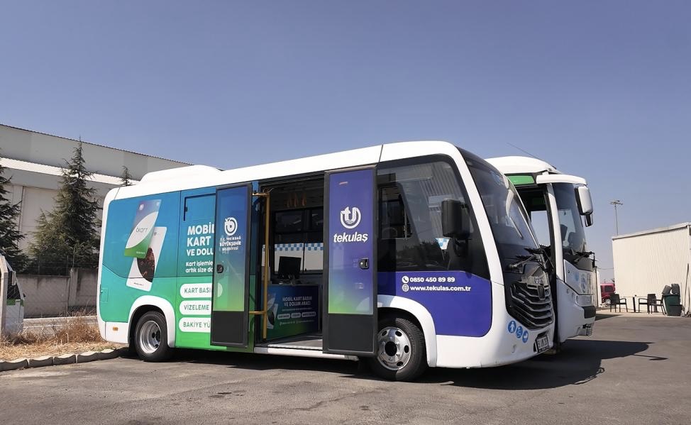 Tekirdağ Büyükşehir Belediyesi, Mobil Kart Aracı ile Tekirdağ Kart hizmetlerini