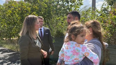 Tekirdağ Büyükşehir Belediye Başkanı Dr. Candan Yüceer, Muratlı’nın Kırkkepenekli Mahallesi’ni